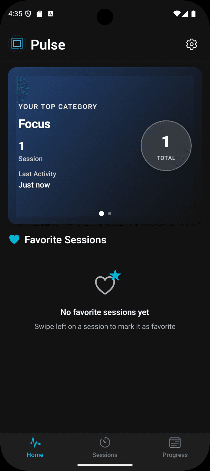 Captura de pantalla de Pulse 1